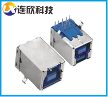 USB連接器BF3.0接口90度插板式 